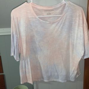 Large, tie dye crop top